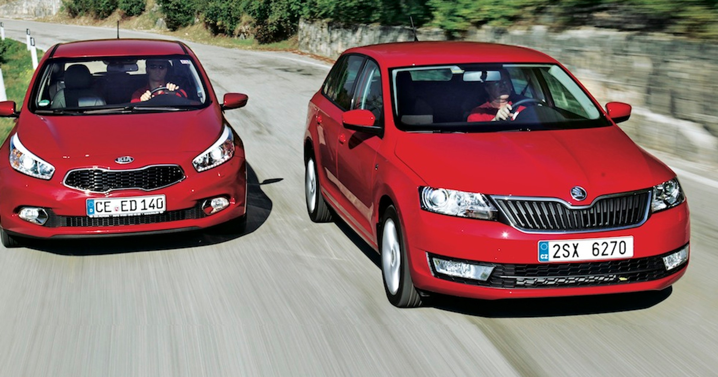 Skoda Rapid Spaceback i Kia cee'd
