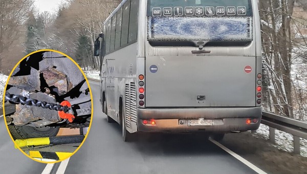 Inspektorzy ITD widzieli już wiele, ale nie to. Kierowca wiózł tym autokarem dzieci