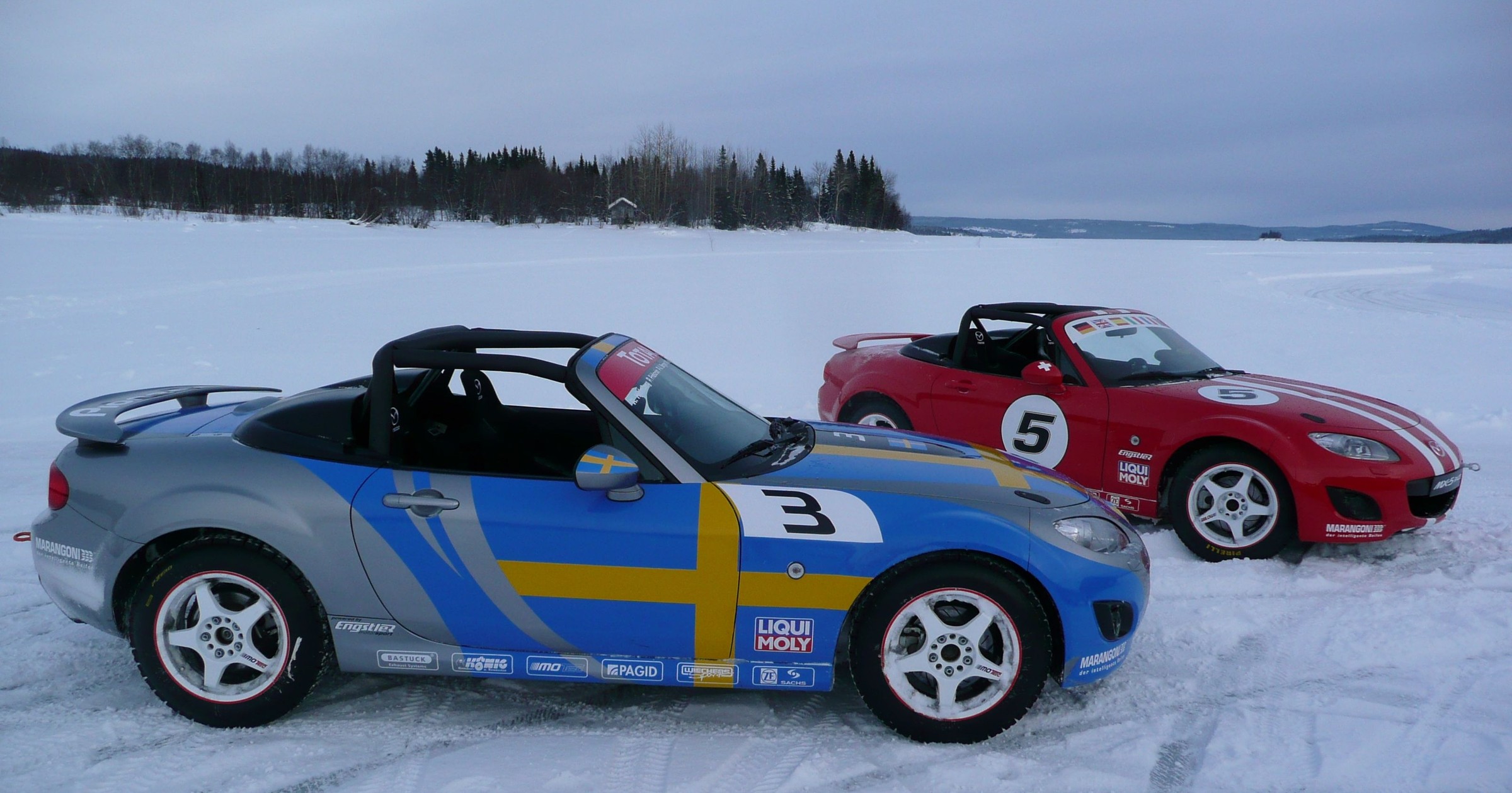 Mazda MX-5 Ice Race w Szwecji