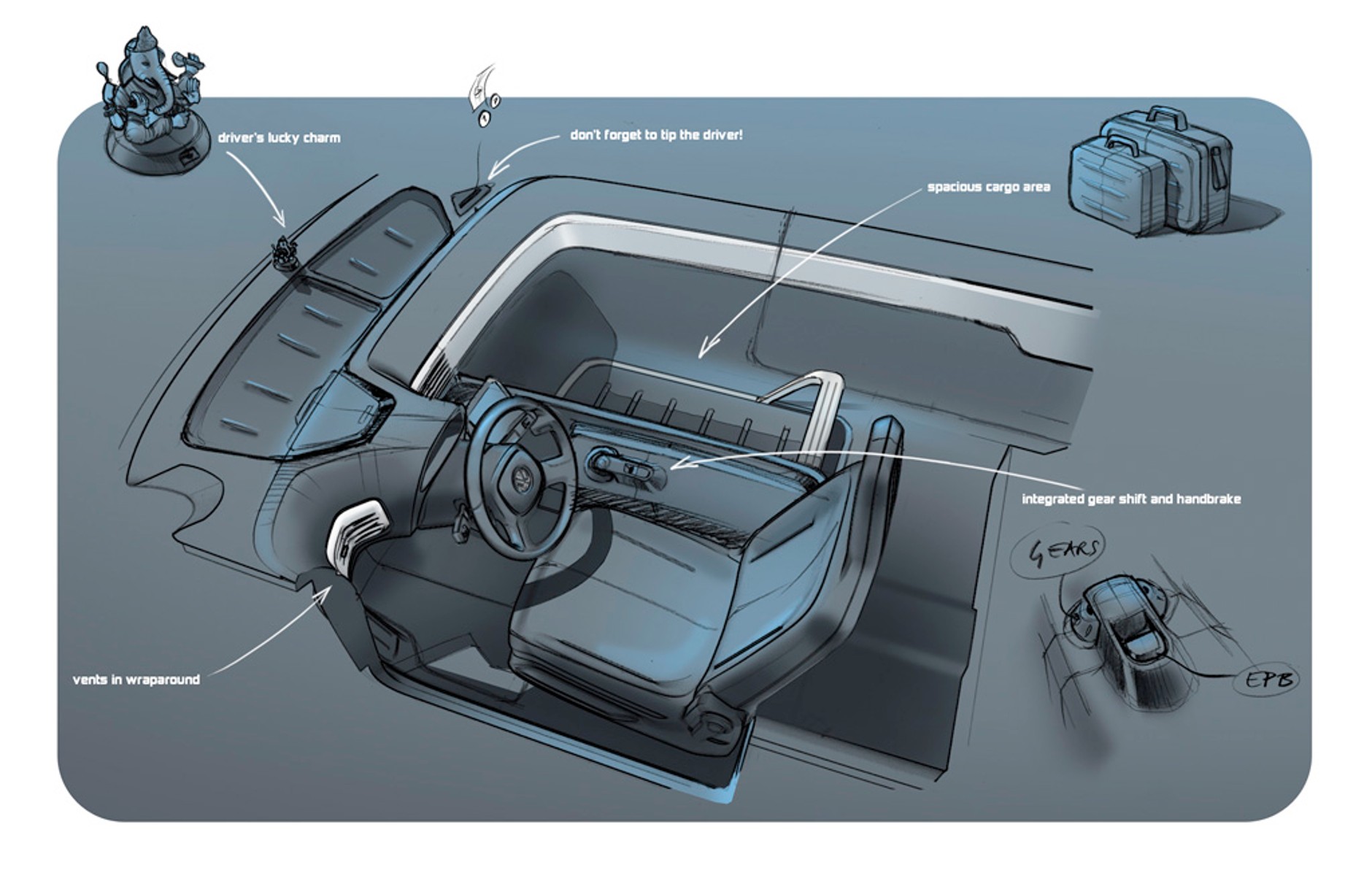 Hanower 2010: Volkswagen prezentuje elektryczną taksówkę w stylu retro