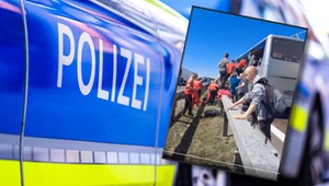 Wypadek polskiego autokaru w Niemczech. 53 osoby ranne