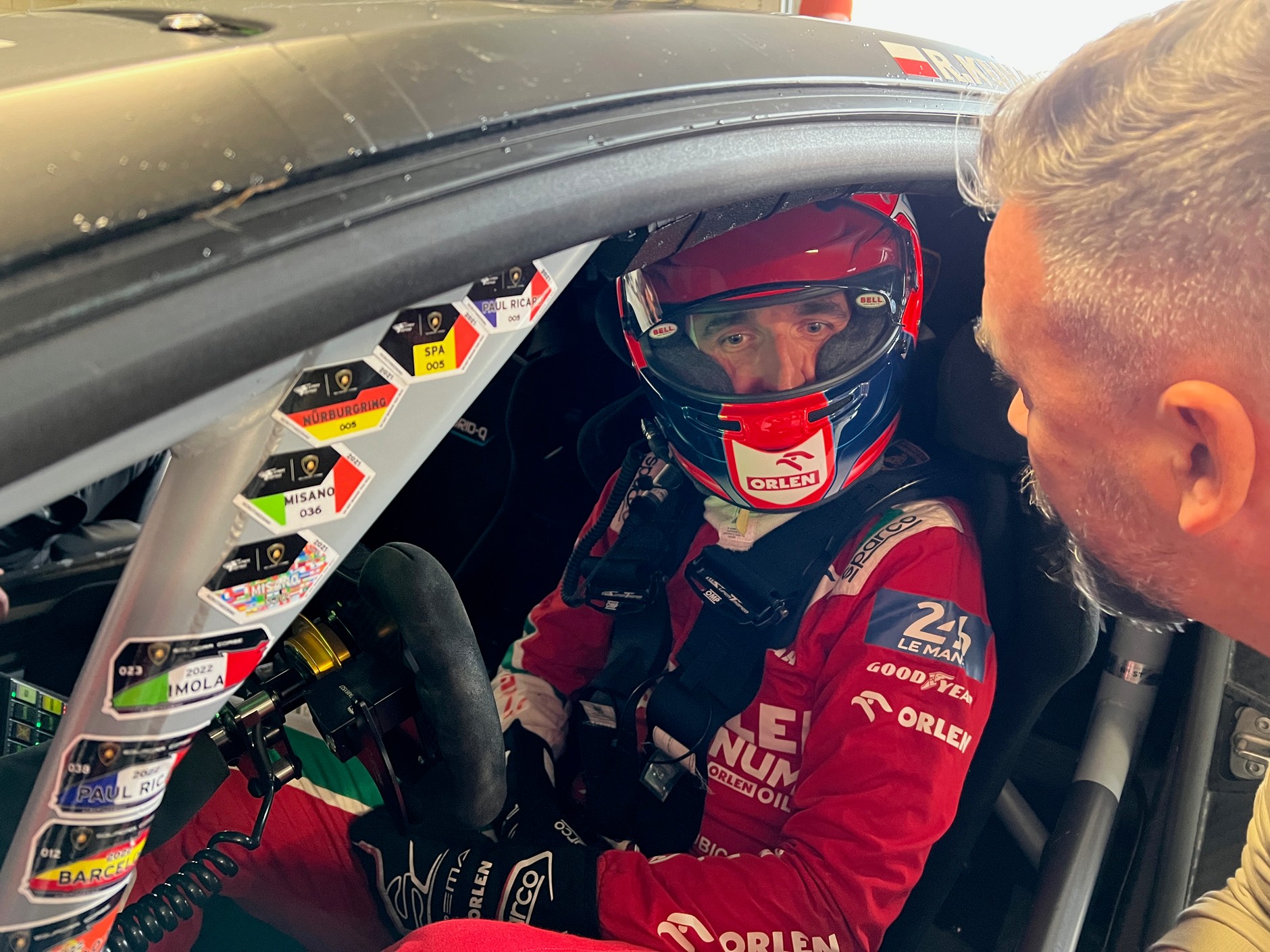 Co-driving z Robertem Kubicą na torze Silesia