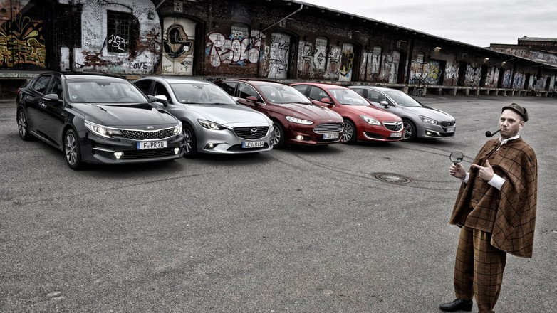 Limuzyny pod lupą - nowa Kia Optima kontra Ford Mondeo, Mazda 6, Opel Insignia i Peugeot 508