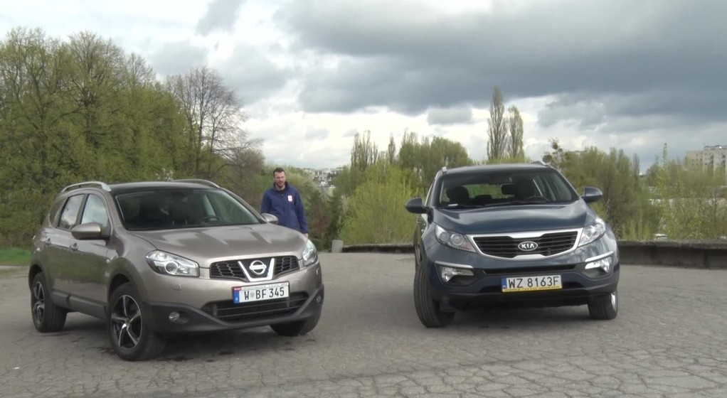 Nissan Qashqai konta Kia Sportage