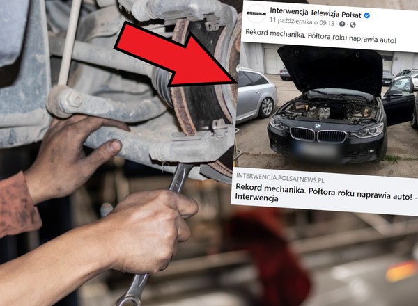 Pan Darek oddał swoje BMW do mechanika. Czeka na naprawę już półtora roku