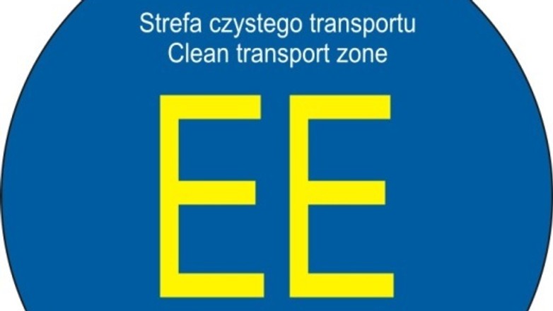 Nalepka do oznaczania pojazdów elektrycznych