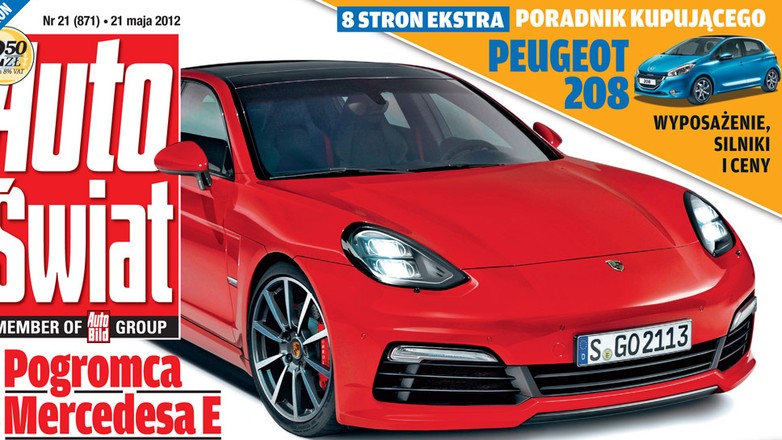Porsche Pajun trafia Mercedesa w samo serce