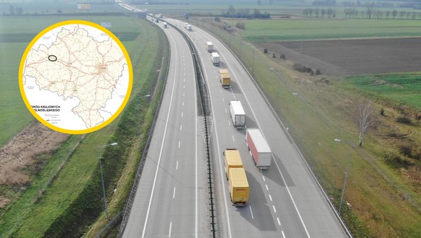 A4 na odcinku Krzyżowa - Krzywa