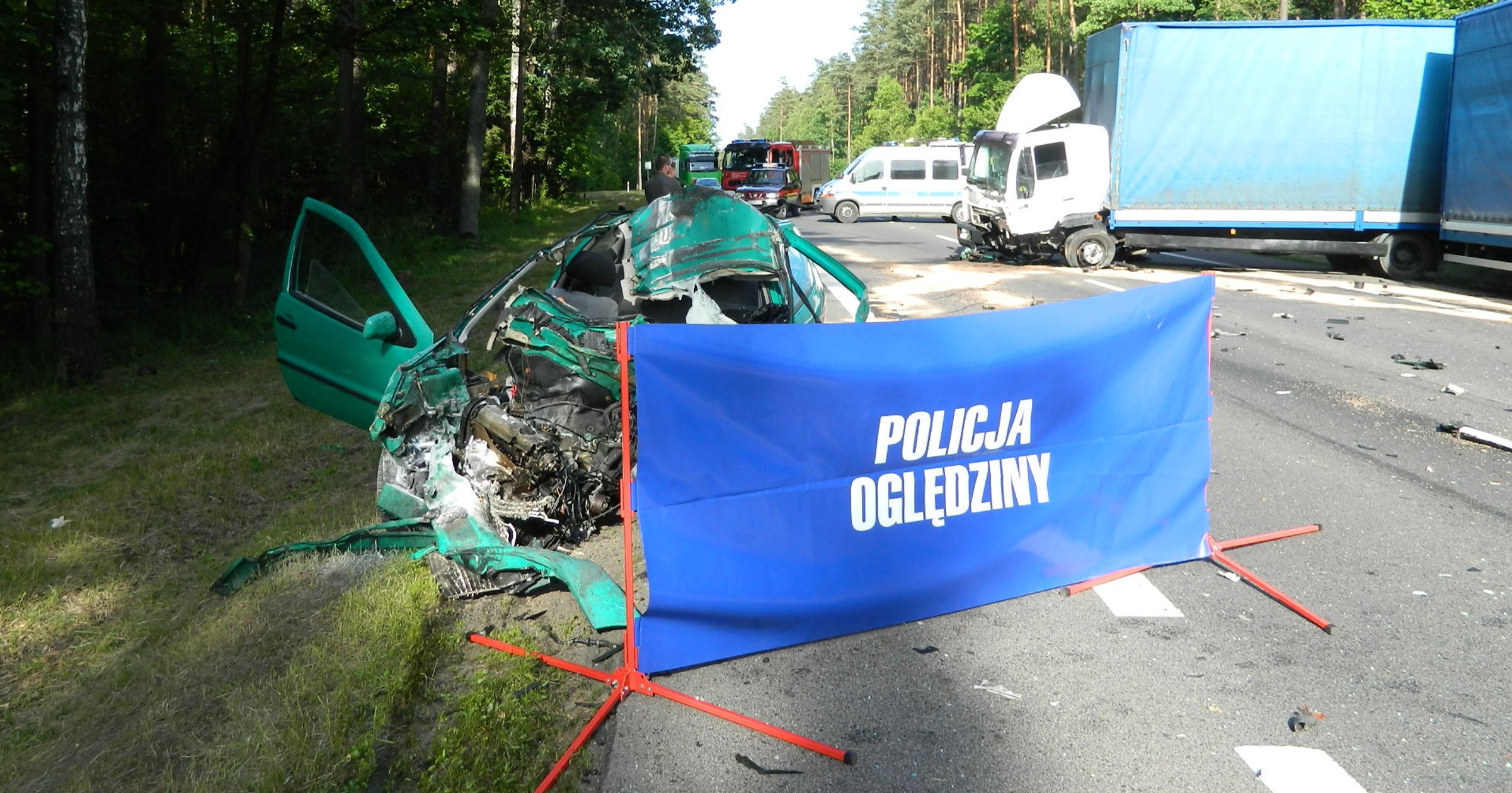 Tragiczny wypadek na krajowej "szesnastce"