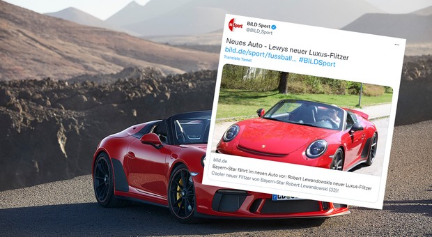 Robert Lewandowski ma nowe Porsche. Przyłapano go w wyjątkowym modelu