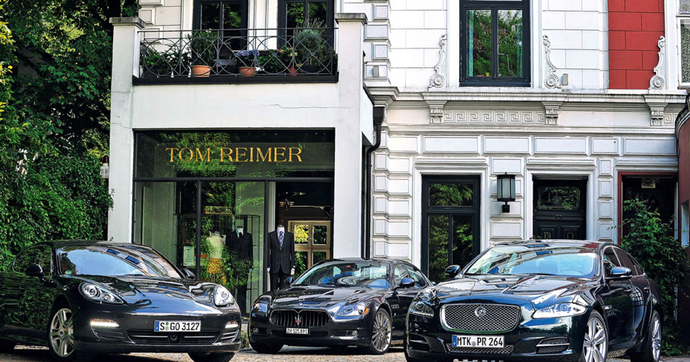 Garnitur w rozmiarze V8: Porsche Panamera S kontra Maserati Quattroporte i Jaguar XJ