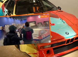 Aktywiści znowu atakują. Obsypali mąką wyjątkowe BMW M1 [WIDEO]