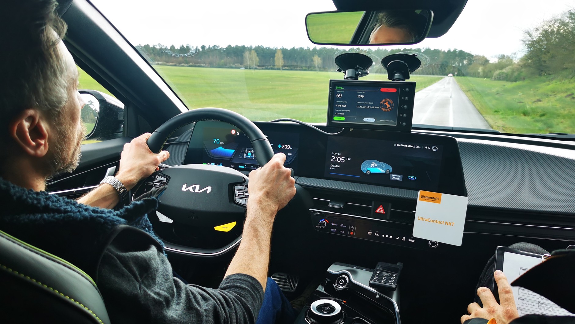 Pomiar zużycia energii na odcinku testowym
