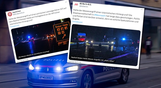 Nożownik zaatakował polskiego kierowcę w Niemczech
