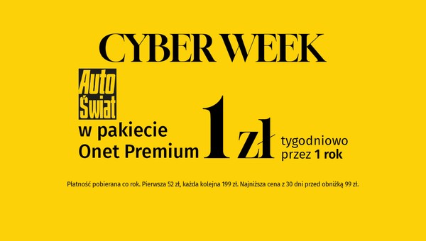 Cybertydzień, czyli tydzień za... złotówkę. Jedyna taka oferta