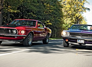 Ford Mustang Mach 1 kontra Dodge Challenger R/T Convertible - klasyki z Ameryki
