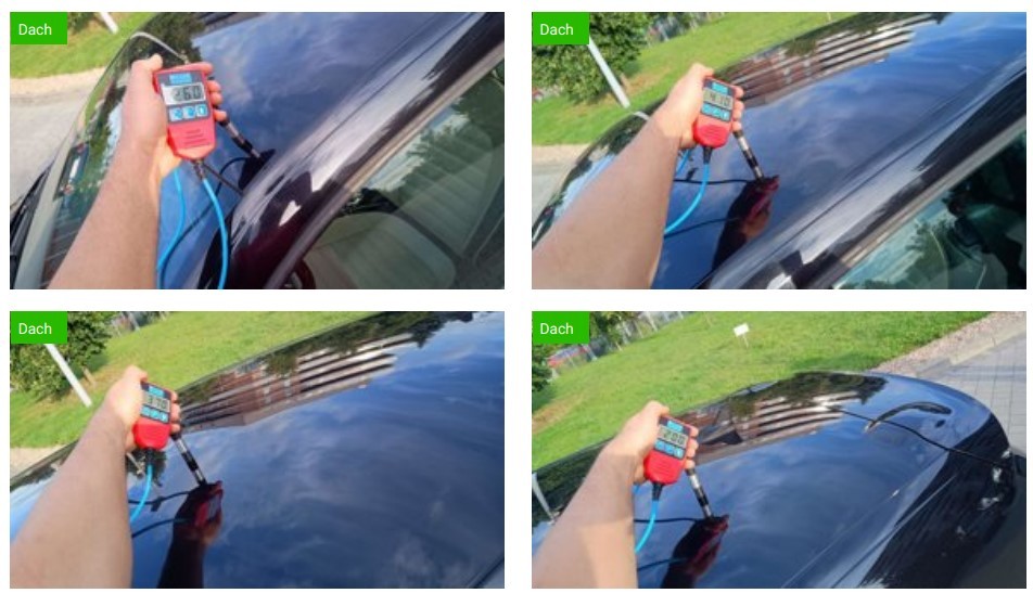 Zdjęcia z oględzin zawarte w szczegółowym raporcie z oględzin