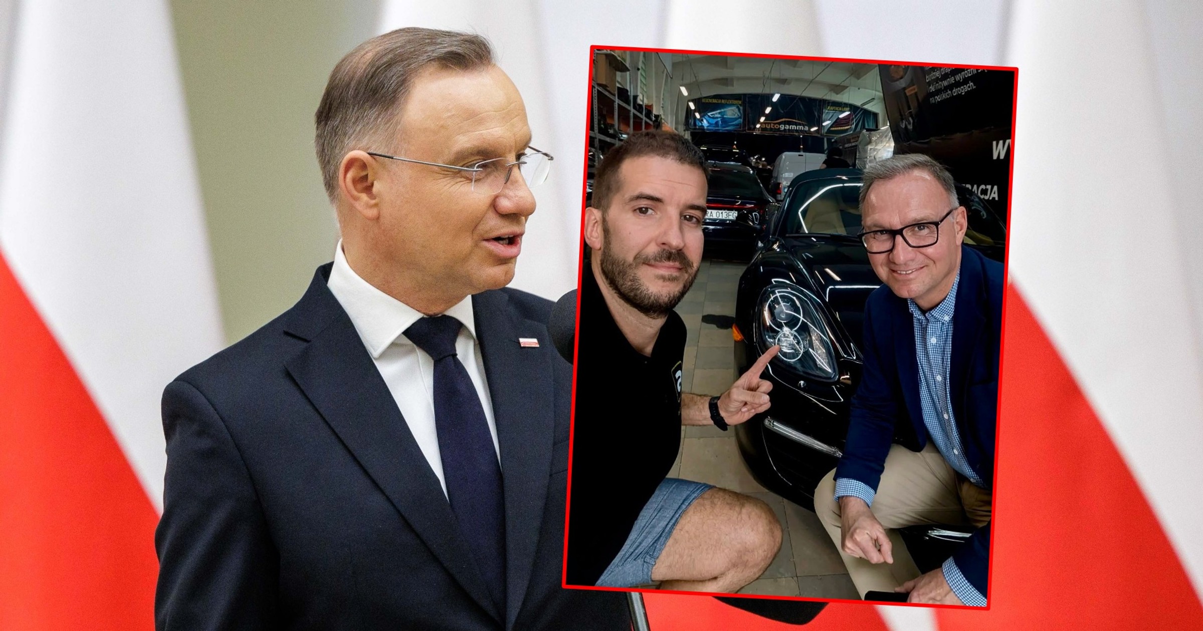 Były prezydent Andrzej Duda kupił używane Porsche Boxster