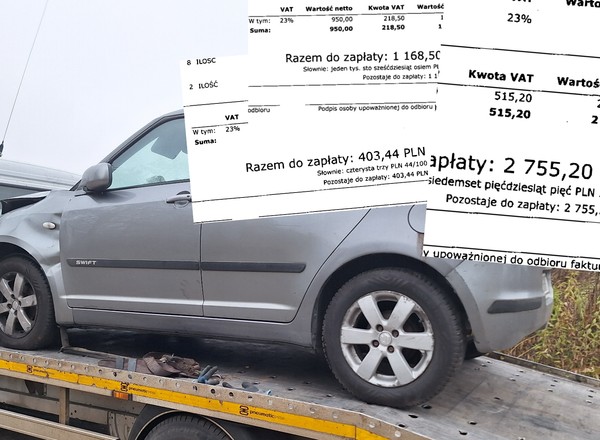 Poszkodowana w wypadku przyjęła pomoc i auto zastępcze od prywatnej firmy. Potem zalały ją faktury