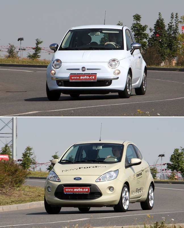 Test: Fiat 500 1,2 (51 kW) vs. Ford Ka 1,2 (51 kW) – Malá piva