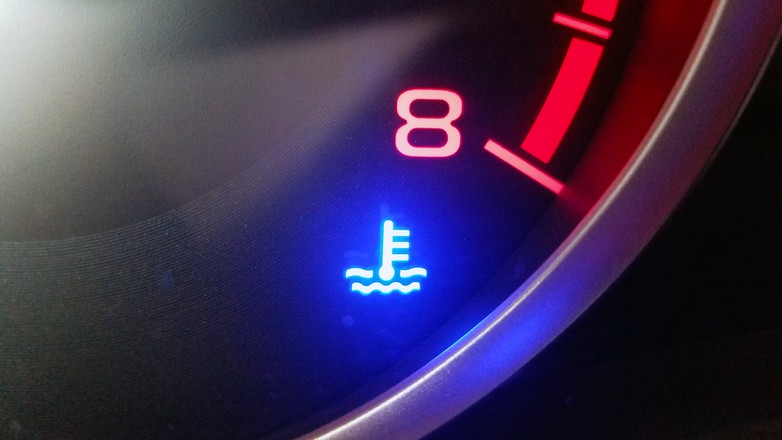 Kontrolka zimnego silnika