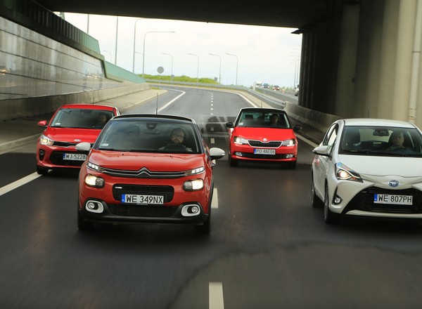 Który miejski samochód warto kupić? Kia Rio kontra Citroen C3, Skoda Fabia i Toyota Yaris
