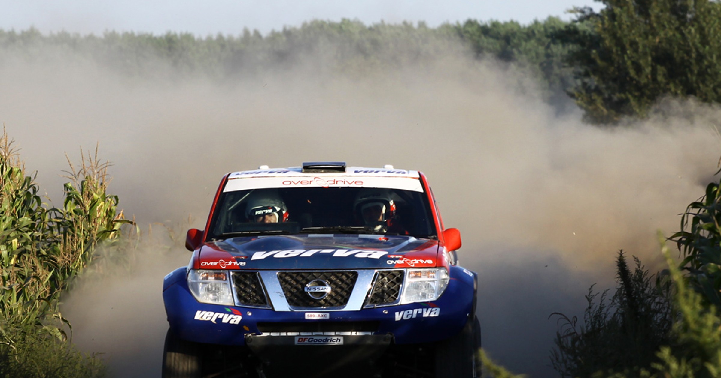 Hungarian Baja 2010: Hołowczyc wylądował na drzewie