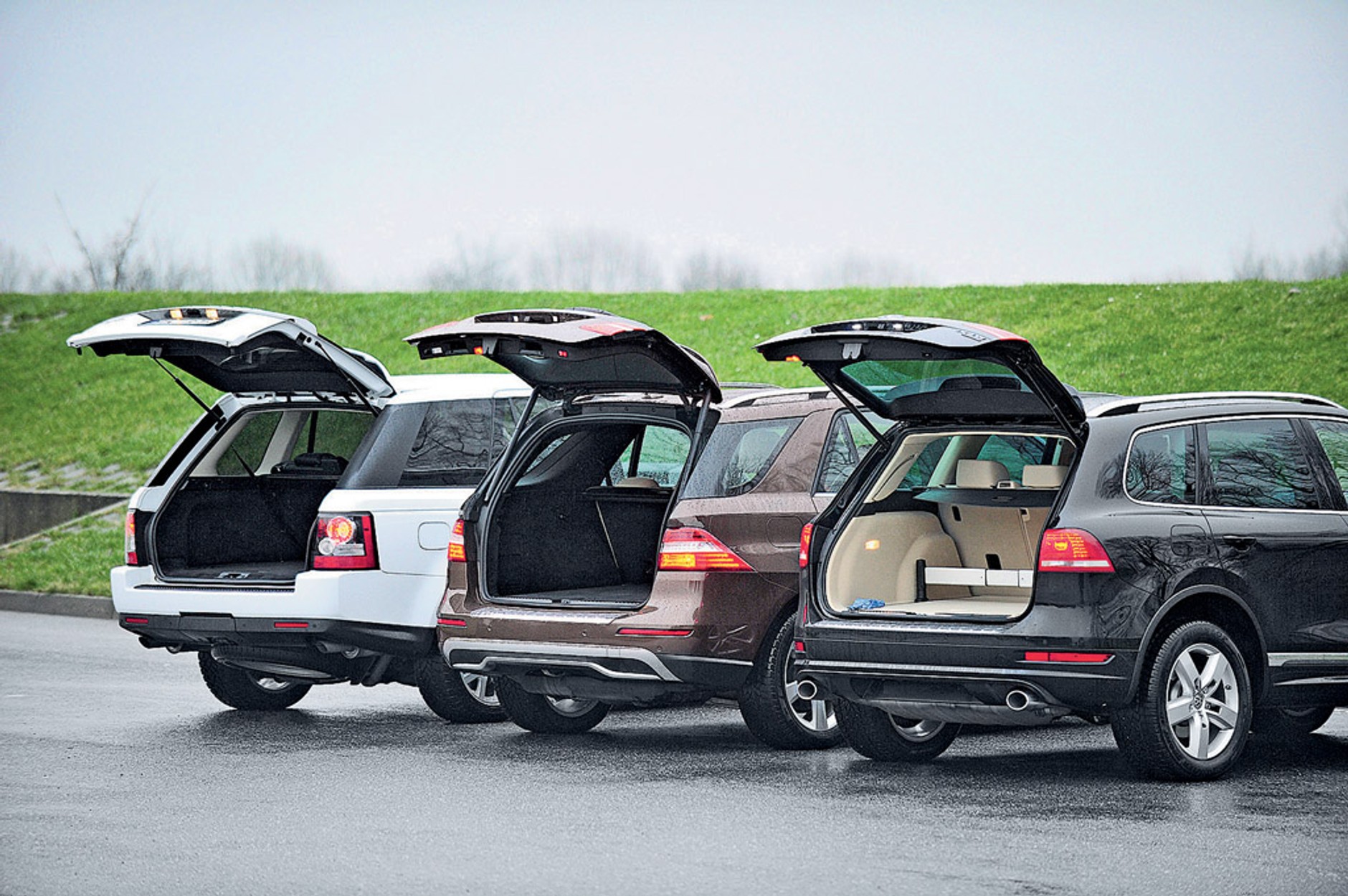 Mercedes ML kontra Range Rover Sport i Volkswagen Touareg: komfortowi podróżnicy