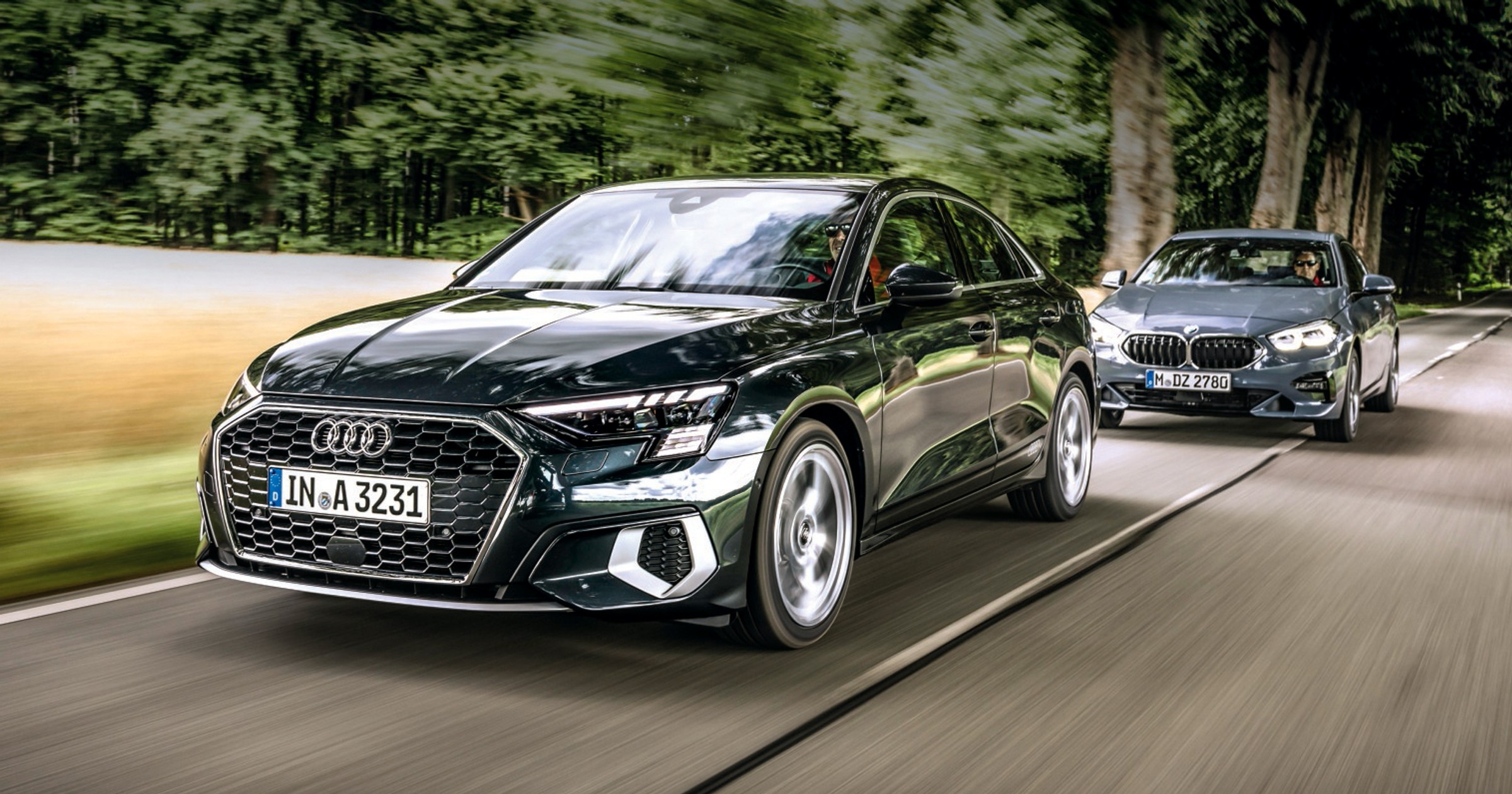 Audi A3 35 TFSI Limousine kontra BMW 218i Gran Coupe