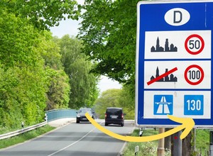 Ten znak drogowy w Niemczech zaskakuje Polaków. Co oznaczają liczby na niebieskim tle?