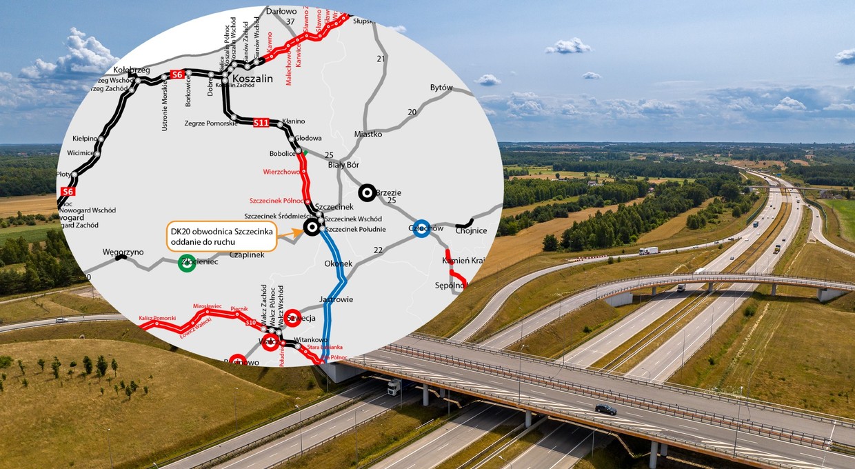 Otwarto nową obwodnicę, która łączy się z S11. GDDKiA podaje co z kolejnymi