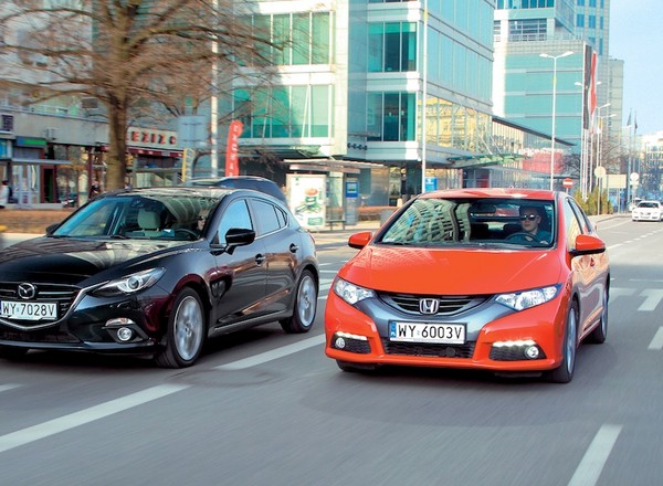 Honda Civic 1.8 kontra Mazda 3 2.0 | Test
