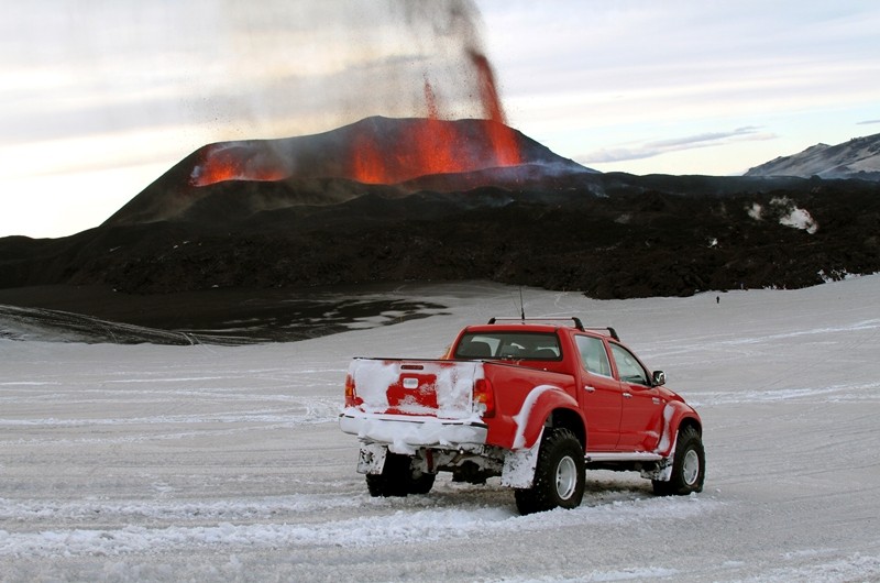 Wybuch wulkanu Eyjafallajökull to wina Toyoty?
