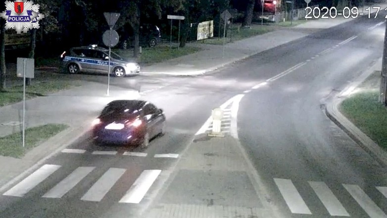 Jechała lewą stroną jezdni, nawet przez rondo