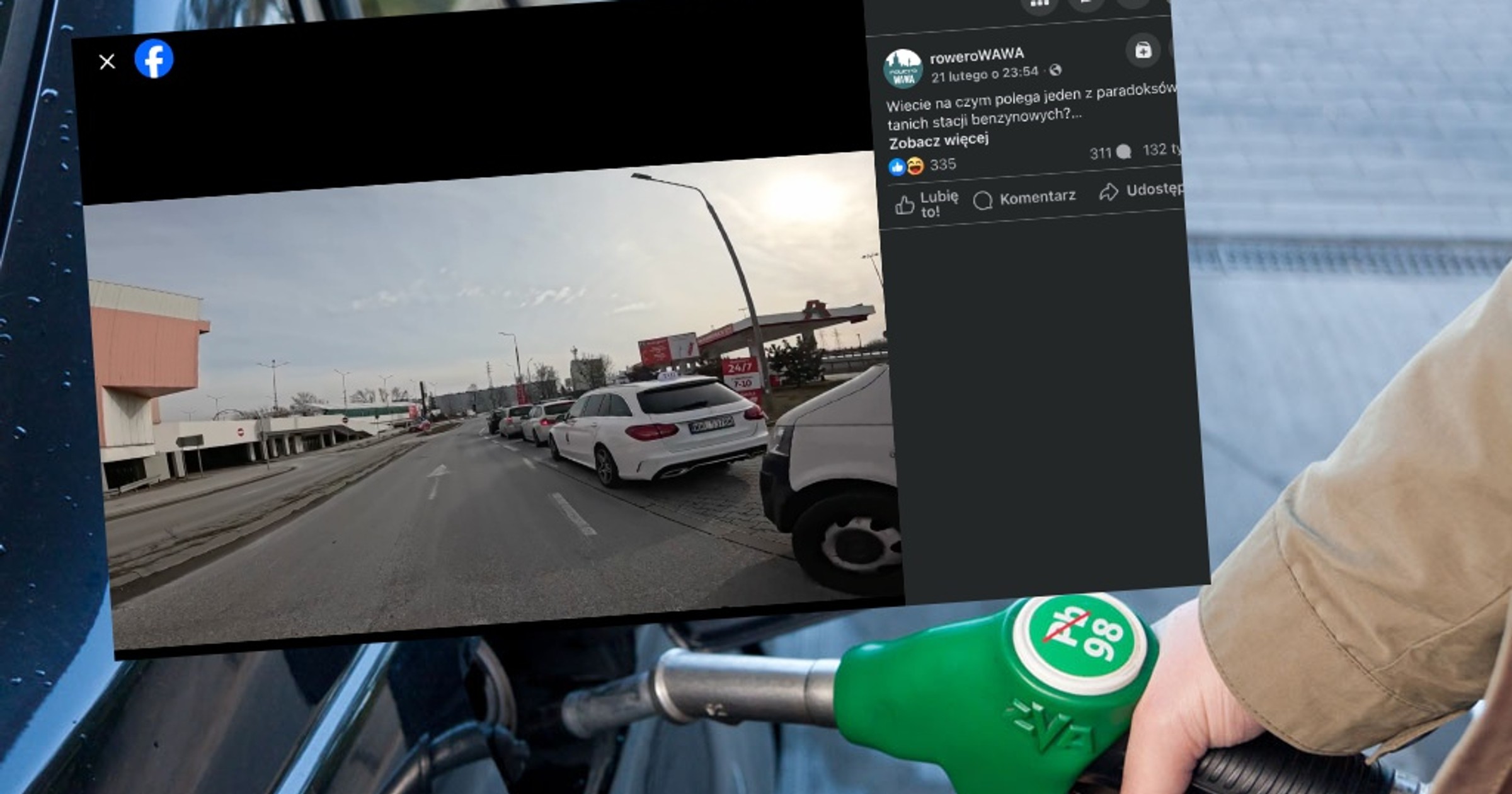 Kierowcy przyjeżdżają tu, żeby zaoszczędzić przy tankowaniu, ale za to tracą czas