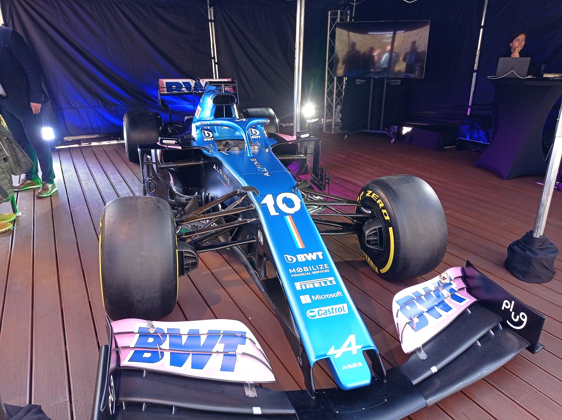 Bolid zaprezentowany przez BWT Alpine F1 Team