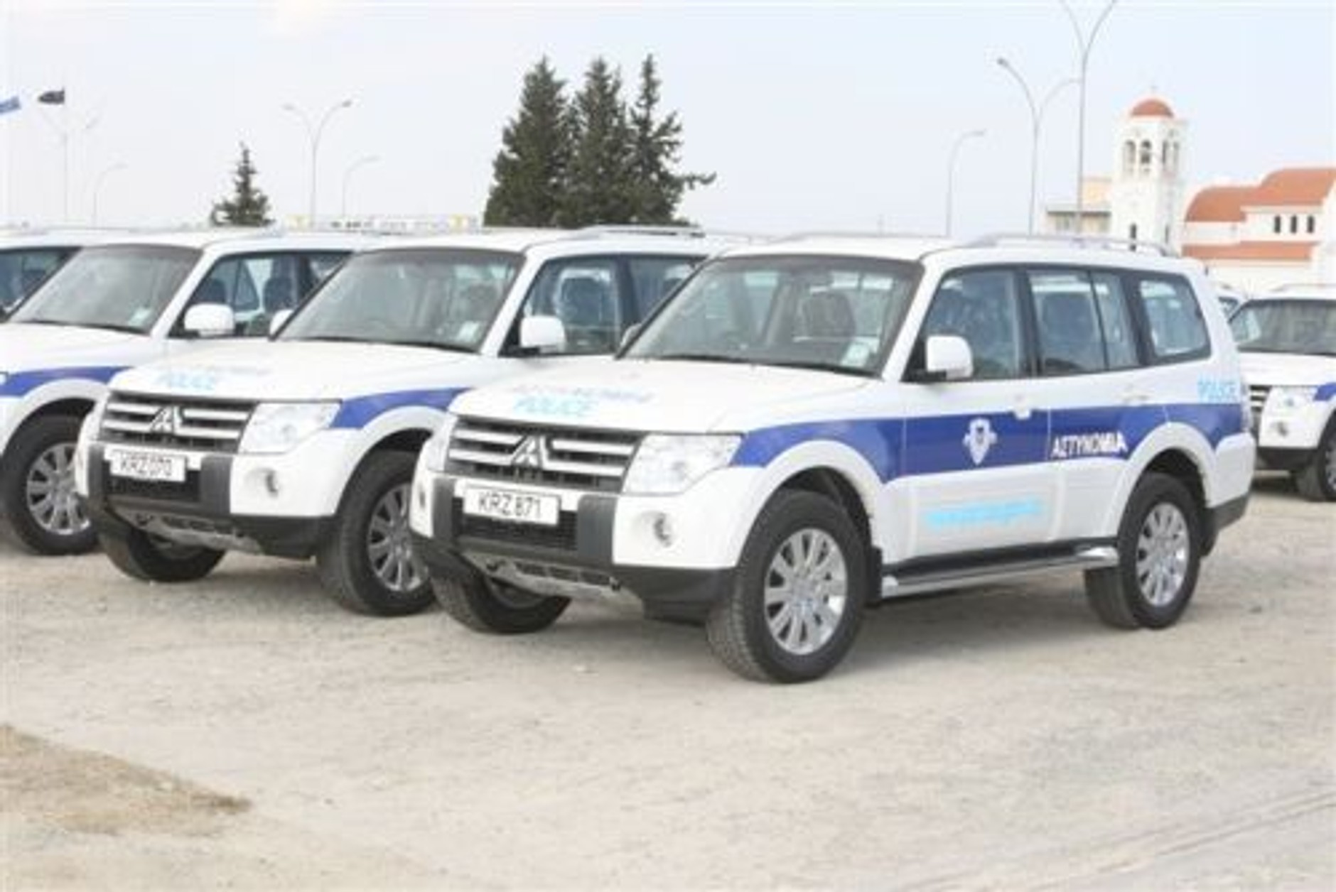 Mitsubishi Pajero - Wsparcie policji na Cyprze