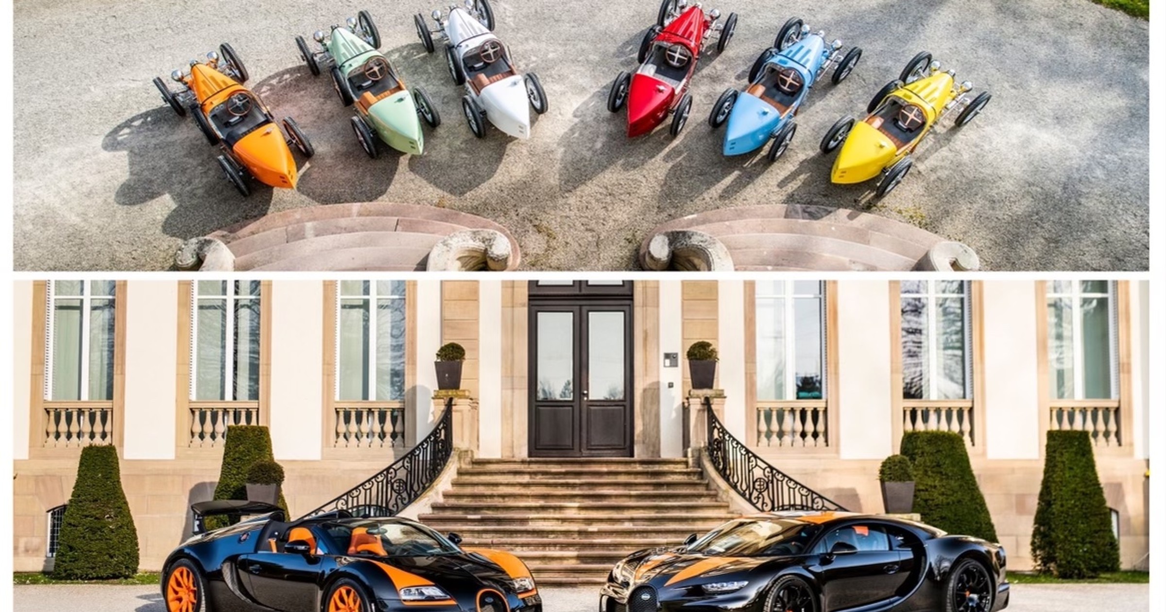 Kupił aż osiem modeli Bugatti