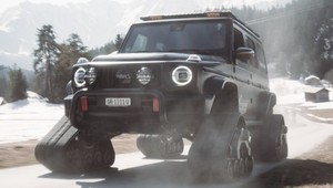 Mercedes Klasy G kolejny raz zmodyfikowany. Zrobili z niego nietypowy pojazd