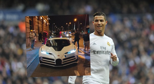Cristiano Ronaldo pojawił się w Madrycie za kierownicą Bugatti za 37 mln zł