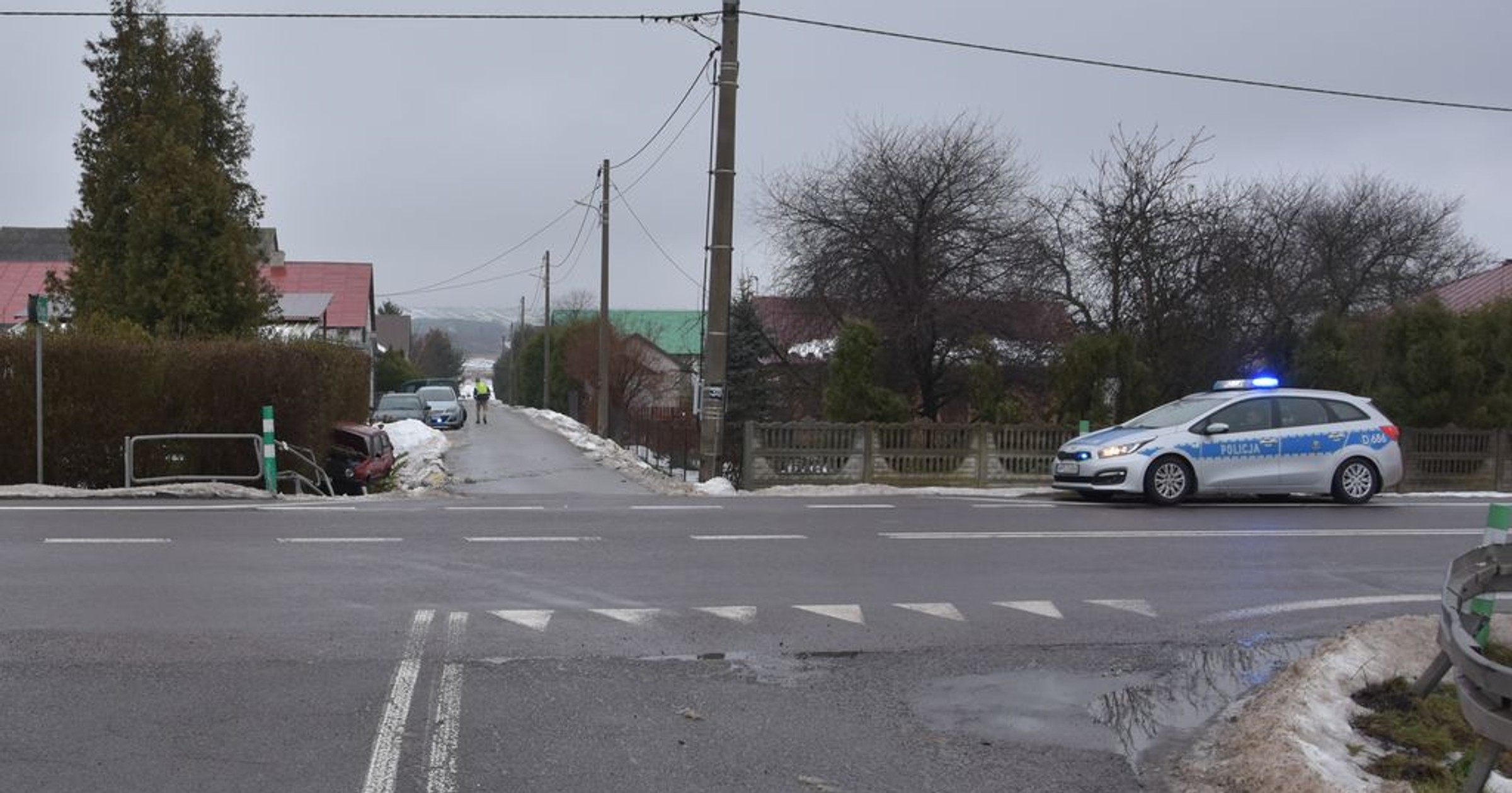 Zderzenie dwóch samochodów w Wielączy
