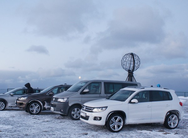 Volkswageny z napędem 4motion zdobywają Nordkapp