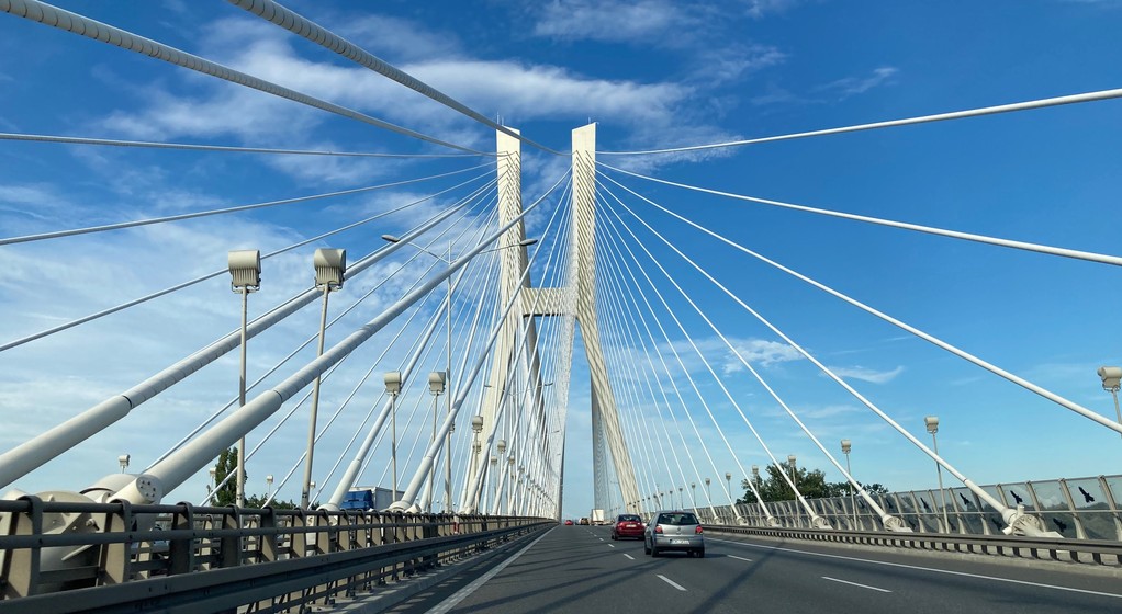 Most Rędziński wzdłuż AOW