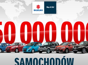 Sprzedano 50 mln samochodów marki Suzuki