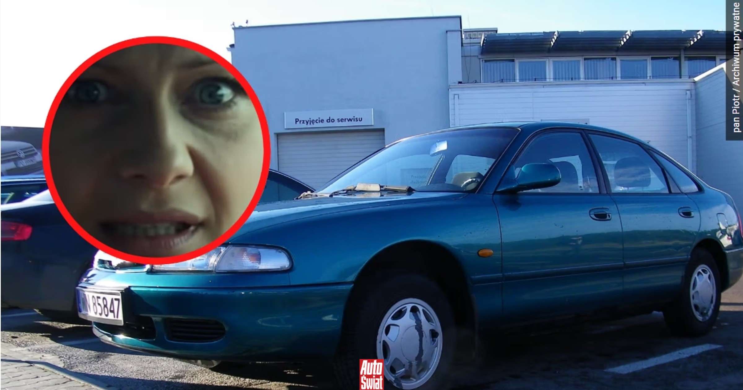 Mazda, którą Hanka Mostowiak z "M jak Miłość" wjechała w kartony, znów na sprzedaż