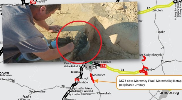 Budowali obwodnicę i znaleźli tajemniczą urnę. Archeolodzy sprawdzają, skąd pochodzi
