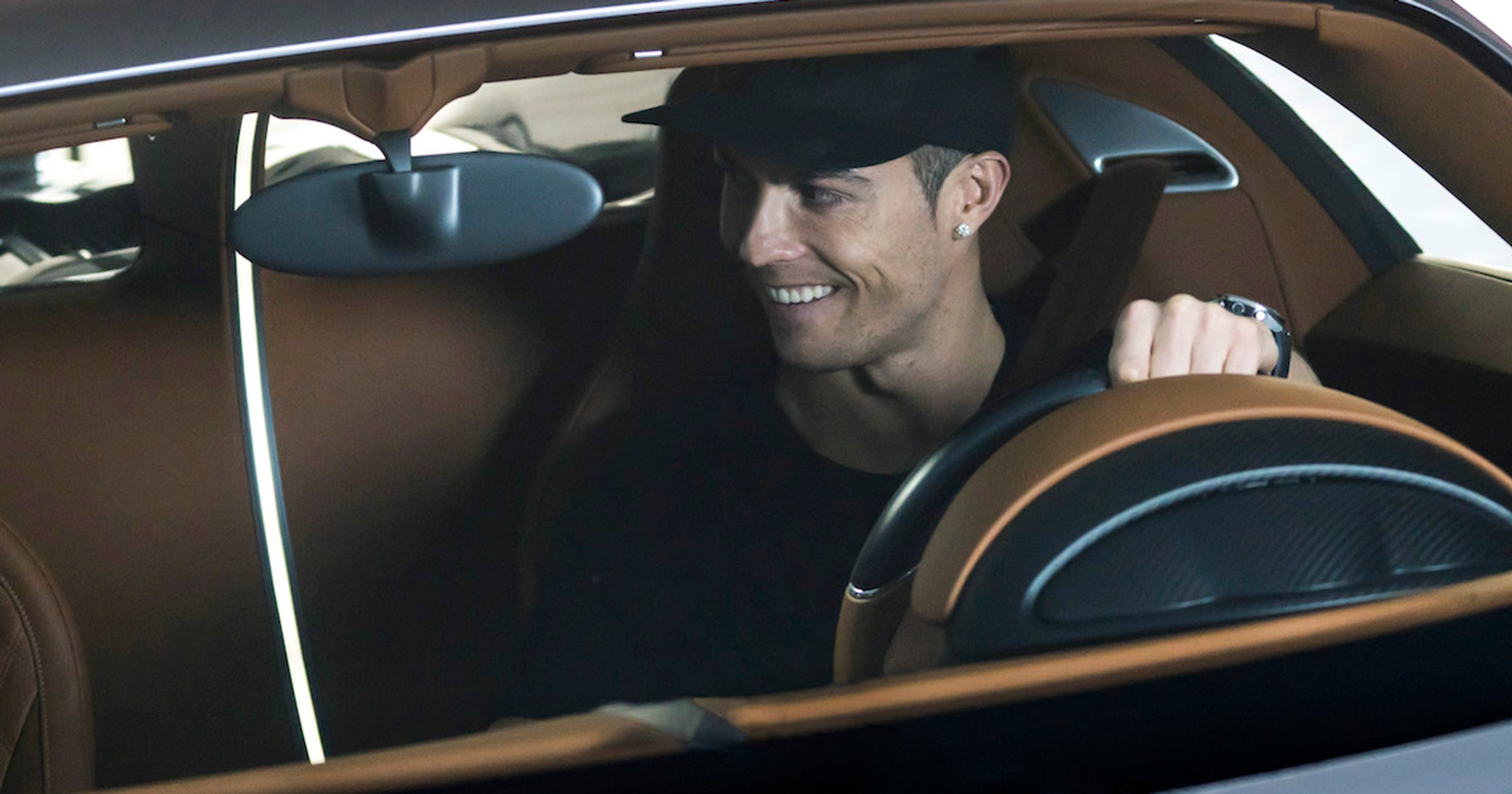 Cristiano Ronaldo i Bugatti Chiron
