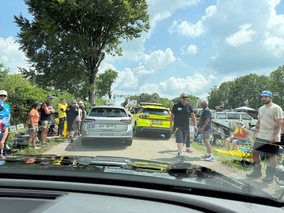 Na trasie odcinka Tour de France