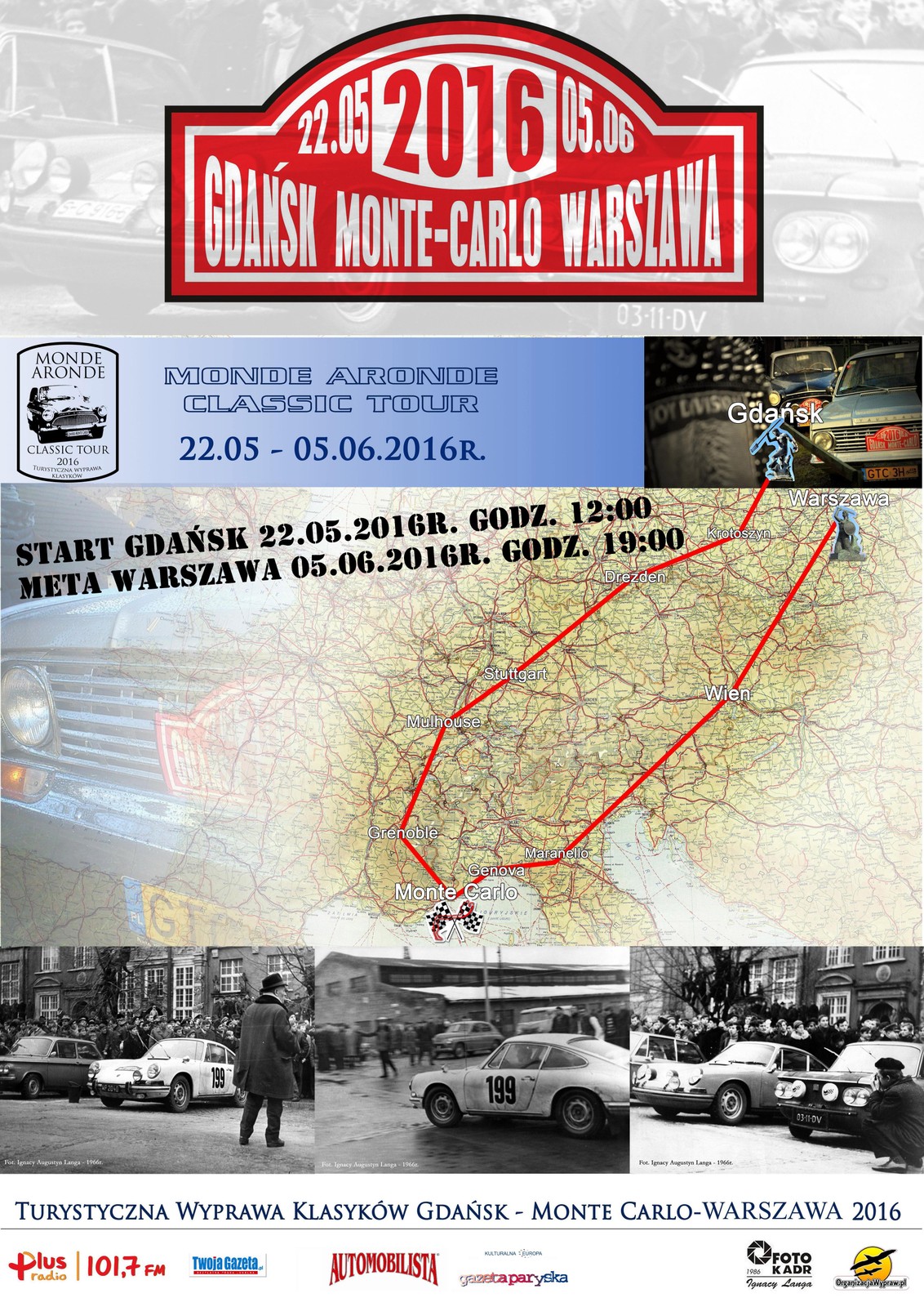 Trasa gdańskiej wyprawy do Monte-Carlo