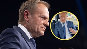 Donald Tusk pokazał nagranie z auta. Internauci patrzą na jedno. "Kolejne wykroczenie?"